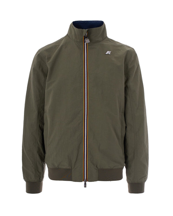 Jacket Arsene Cotton Double Green Lichen Lichen/blue Insignia Main Fabric: ()