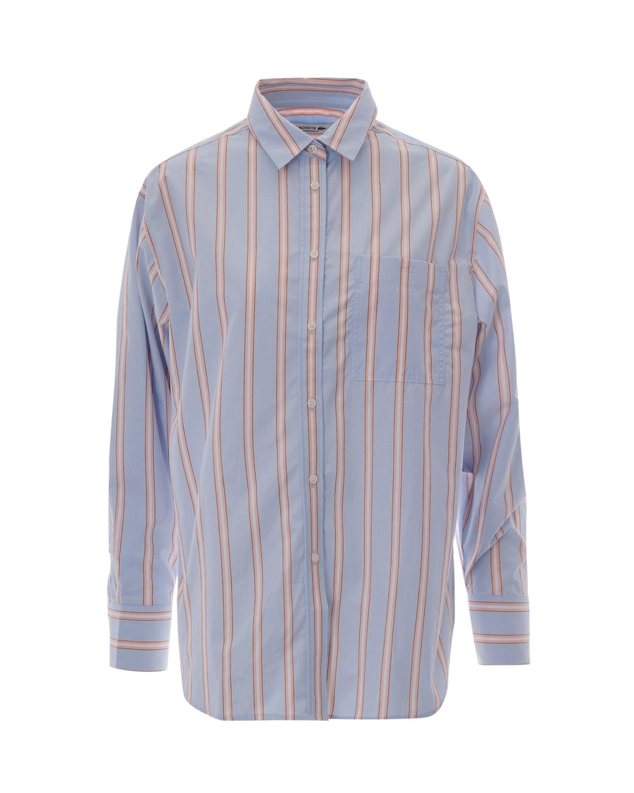 Shirt Poplin Chambray Miami Chambray/miami White/black Cotton