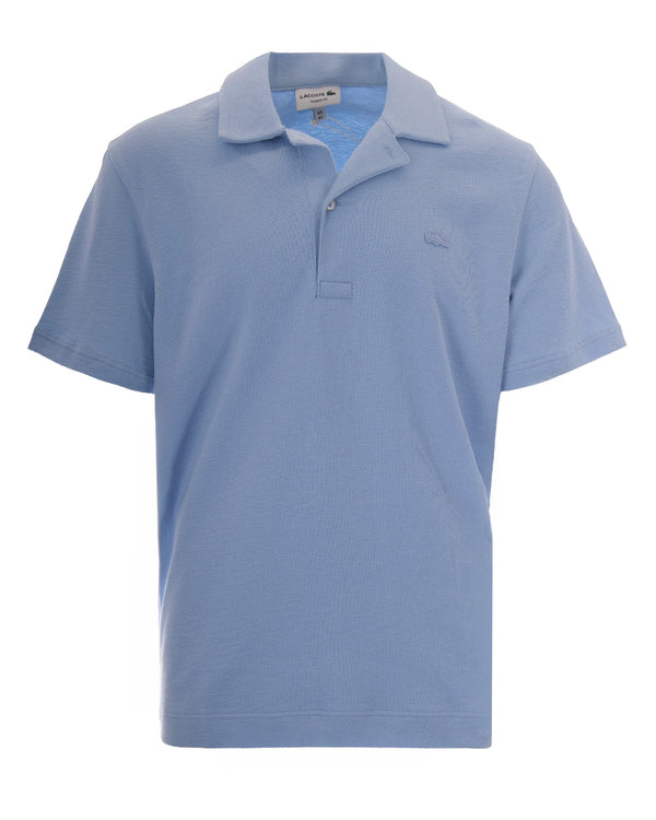 Polo Textured Light Blue Cotton Shirts
