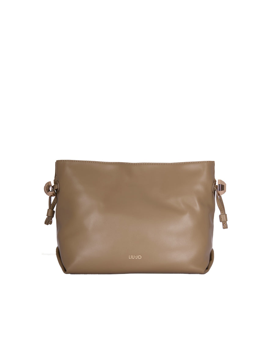 Chain Shoulder Bag Mud Polyurethane