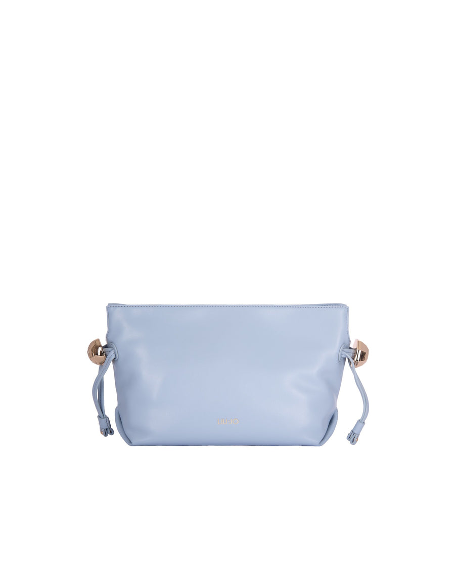 Shoulder Bag Dusty Blue Polyurethane