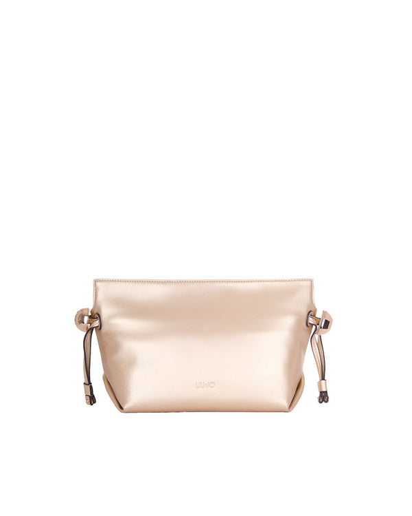 Chain Shoulder Bag Light Gold Polyurethane