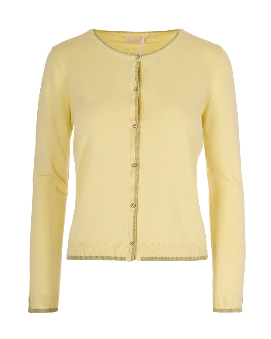Cardigan Lurex Lemon Juice Viscose Cardigans