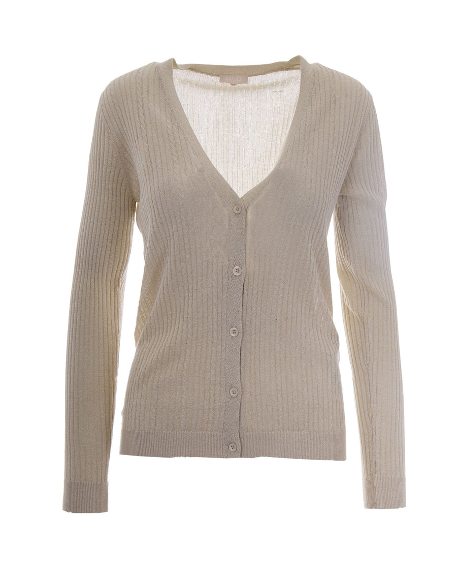 Cardigan Light Gold Lux Viscose Cardigans
