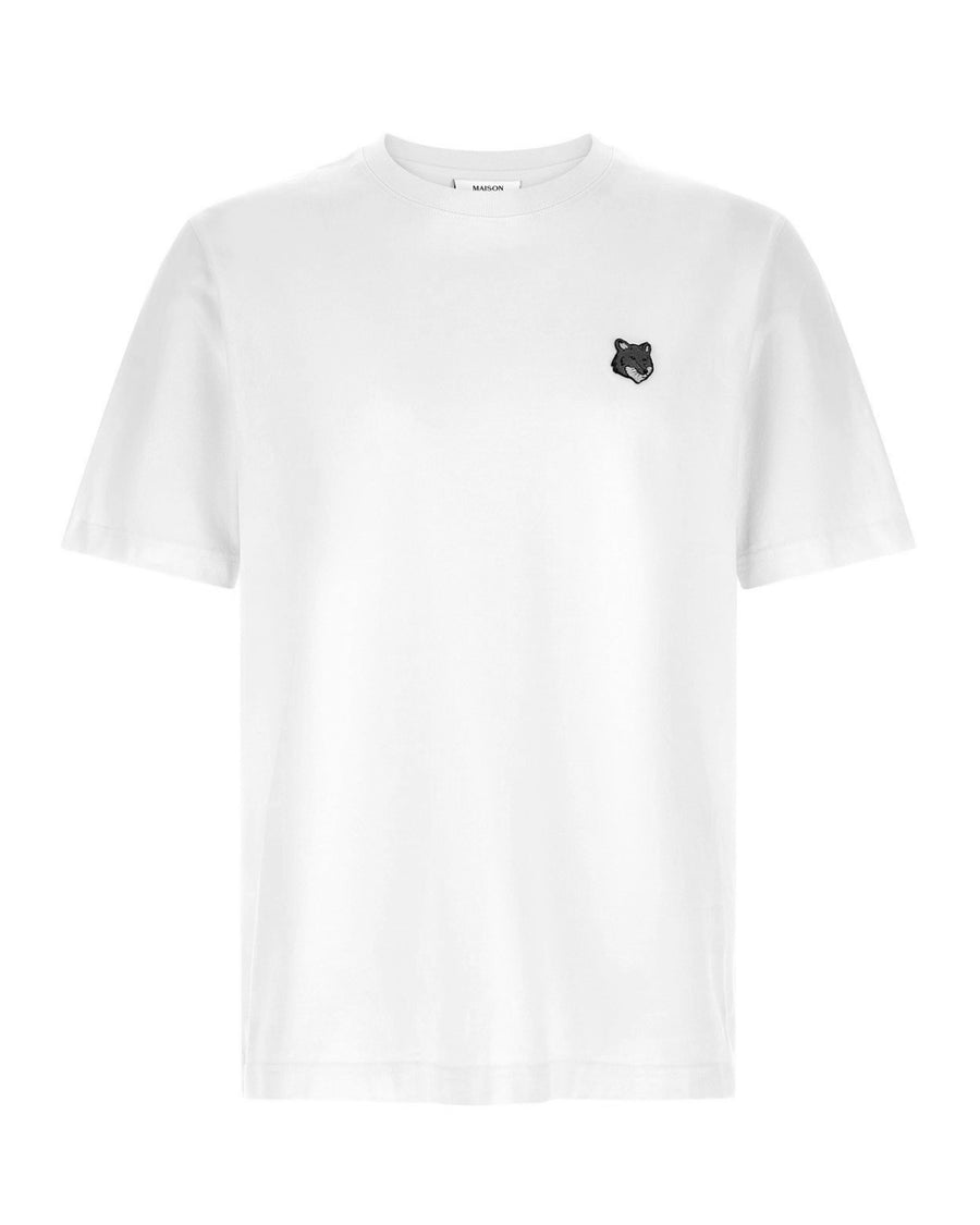 T-Shirt Fox Head White Cotton T-shirts