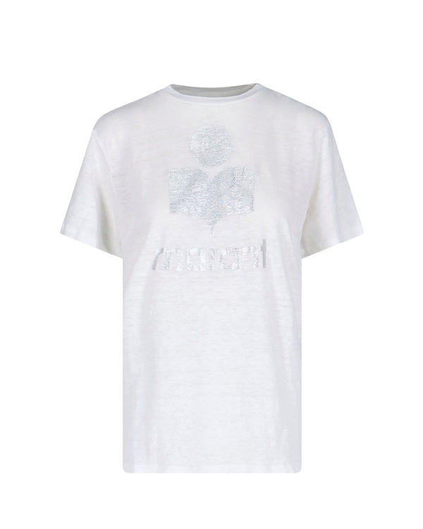 T-Shirt Zewel White Linen T-shirts & Jerseys