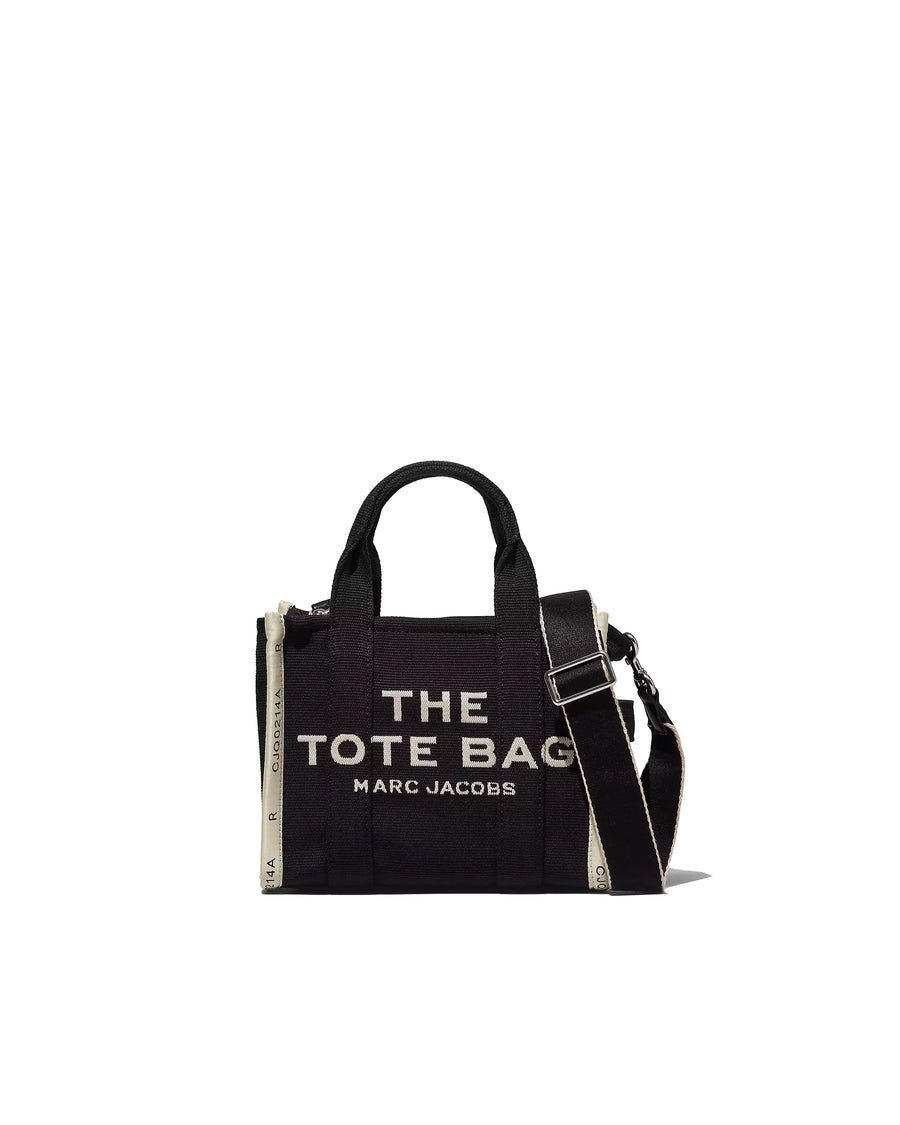 Tote Bag The Jacquard Small Black Cotton Shoulder