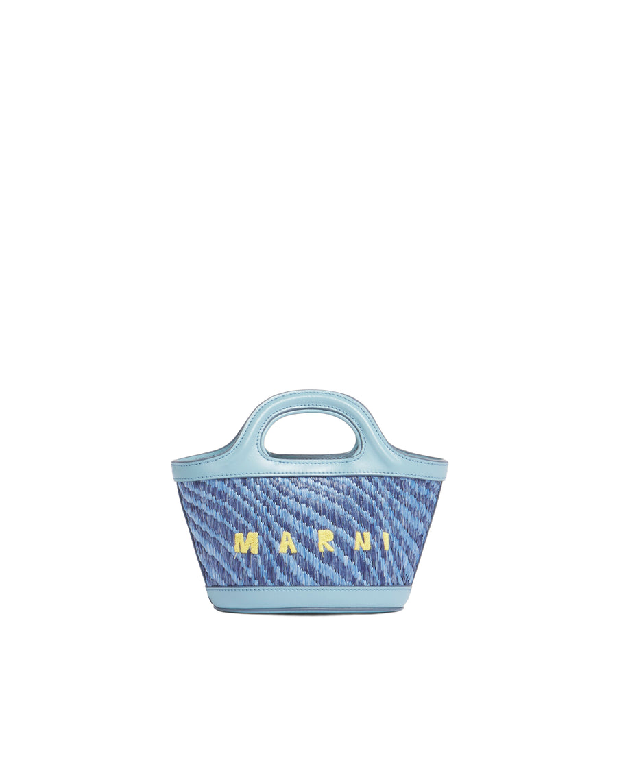 Handbag Tropicalia Micro Raffia Blue Vivid Body: Polyamide Handbags