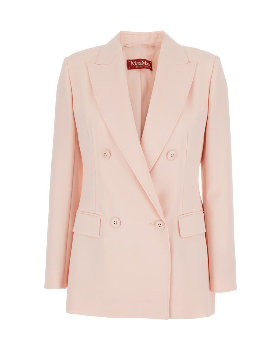 Blazer Crepe Rose Jacket