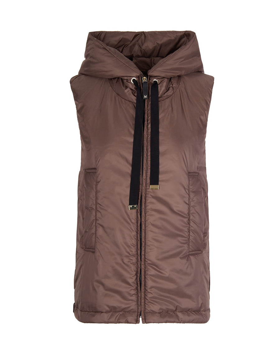 Sleeveless Jacket Greengo Hazelnut Polyester Waistcoats & Gilets