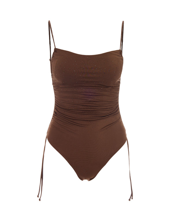 One-Piece Swimsuit Eliya Shiny Strass Waterfall 18 Polyamide Elastane One-pieces