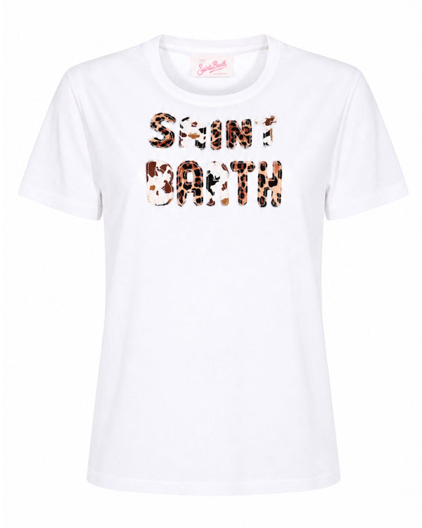 T-Shirt Emilie White Cotton T-shirts & Jerseys