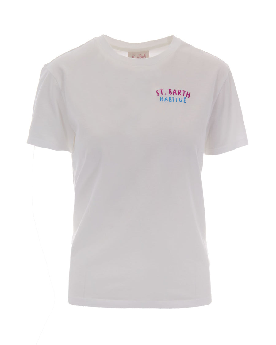 T-Shirt Emilie Cotton White T-shirts & Jerseys