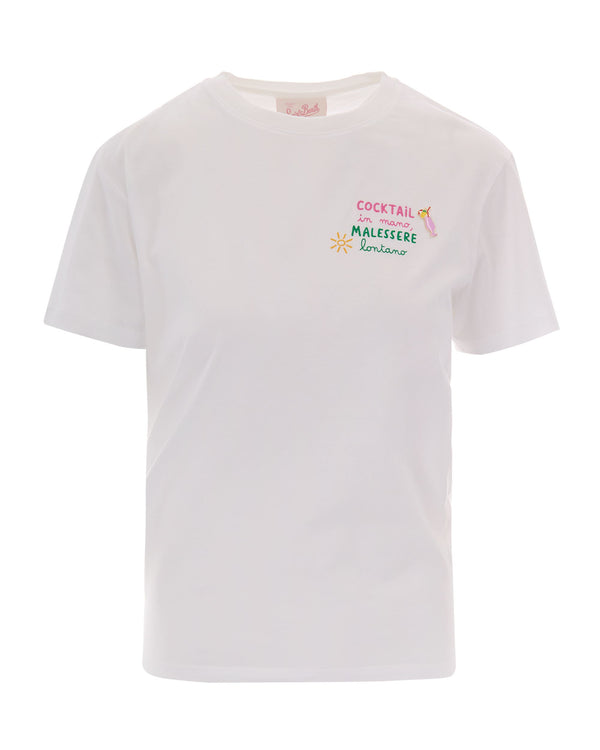 T-Shirt Emilie Cotton White T-shirts & Jerseys