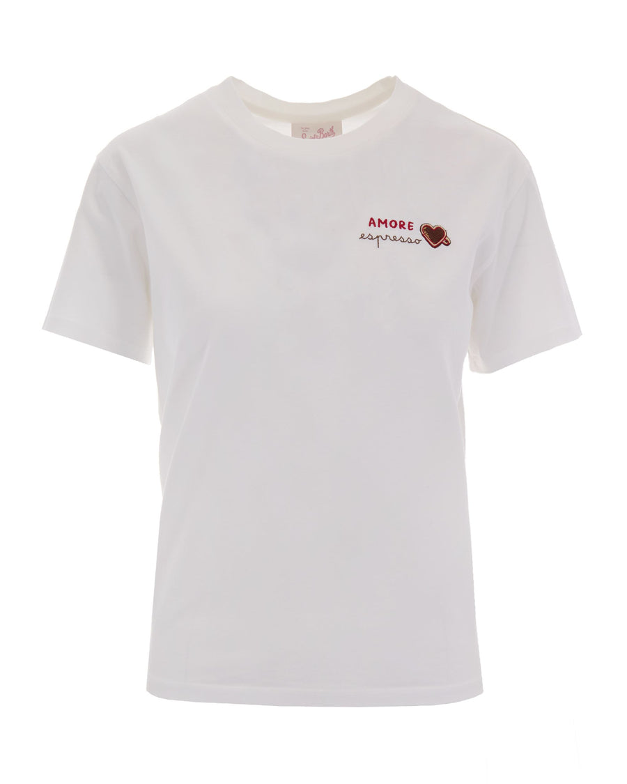 T-Shirt Emilie Amore Espresso Cotton T-shirts & Jerseys