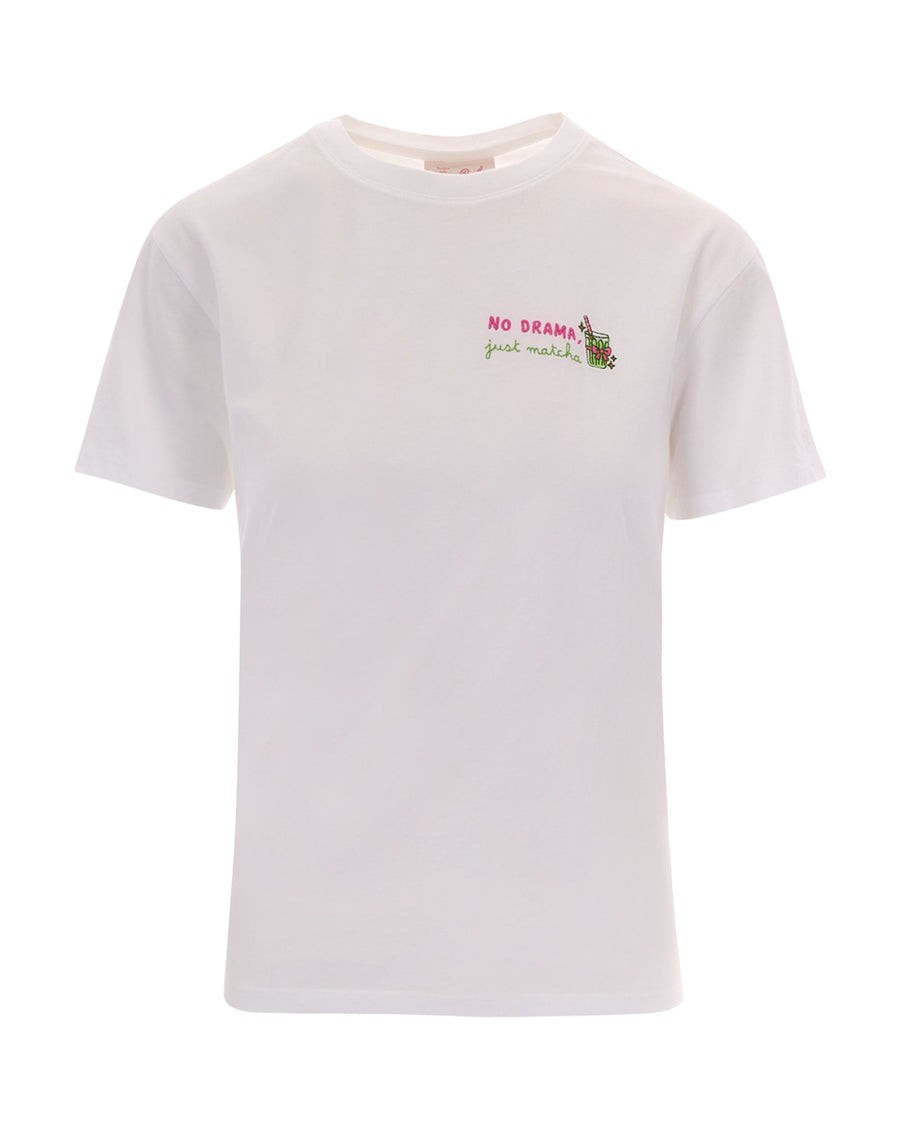 T-Shirt Emilie Matcha Drama Cotton T-shirts & Jerseys