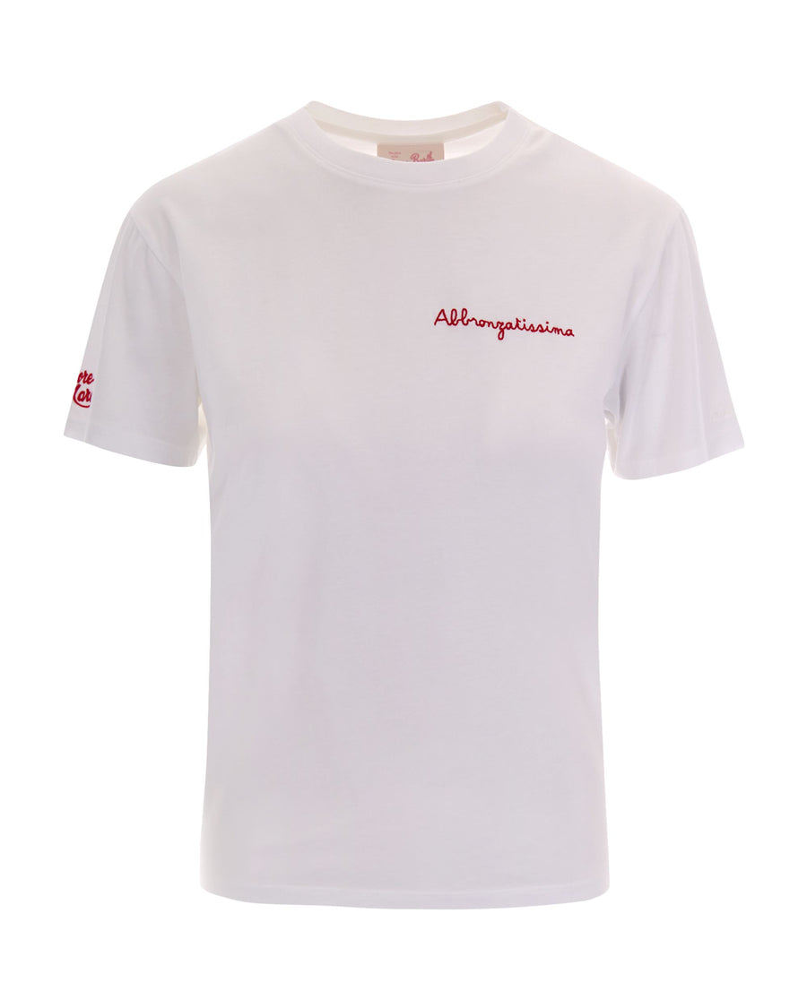 T-Shirt Emilie Sun-Kissed Bronze Cotton T-shirts & Jerseys