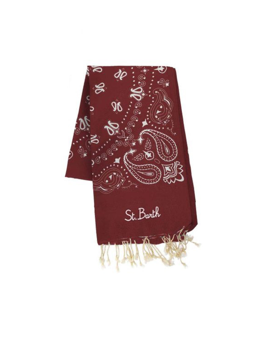 Beach Towel Foutas Cotton Red Accessories