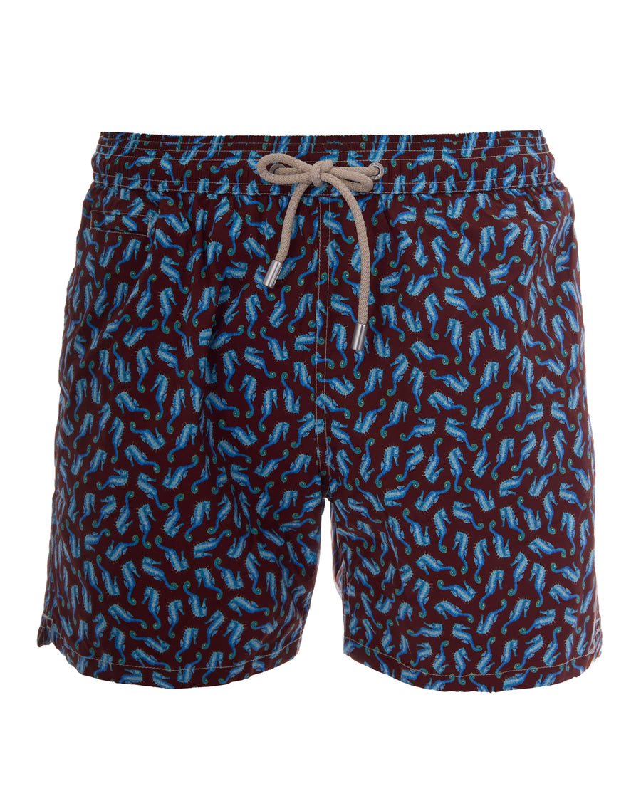 Swim Shorts Lighting Micro Stretch Brown Polyester