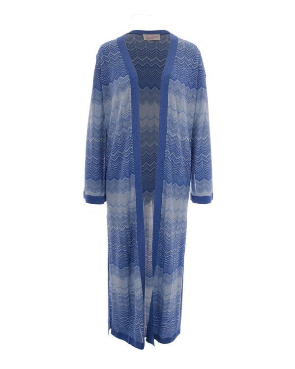 Cardigan Tonia Sea Wave Lurex Viscose Cardigans