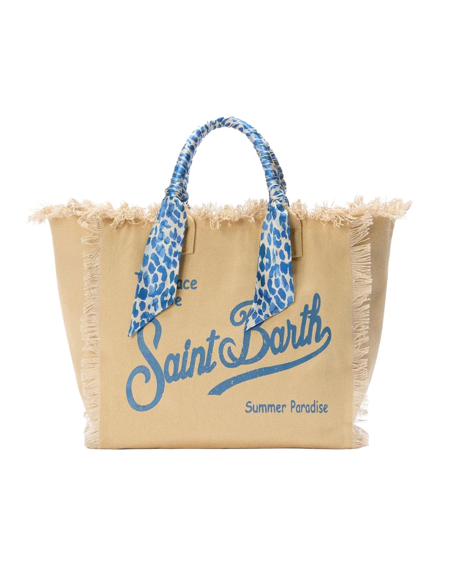 Tote Bag Vanity Blue Safari Cotton Shoulder