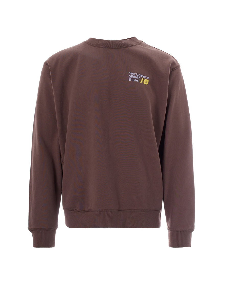 Crewneck Sweatshirt Premium Logo Cortado Cotton Jumpers