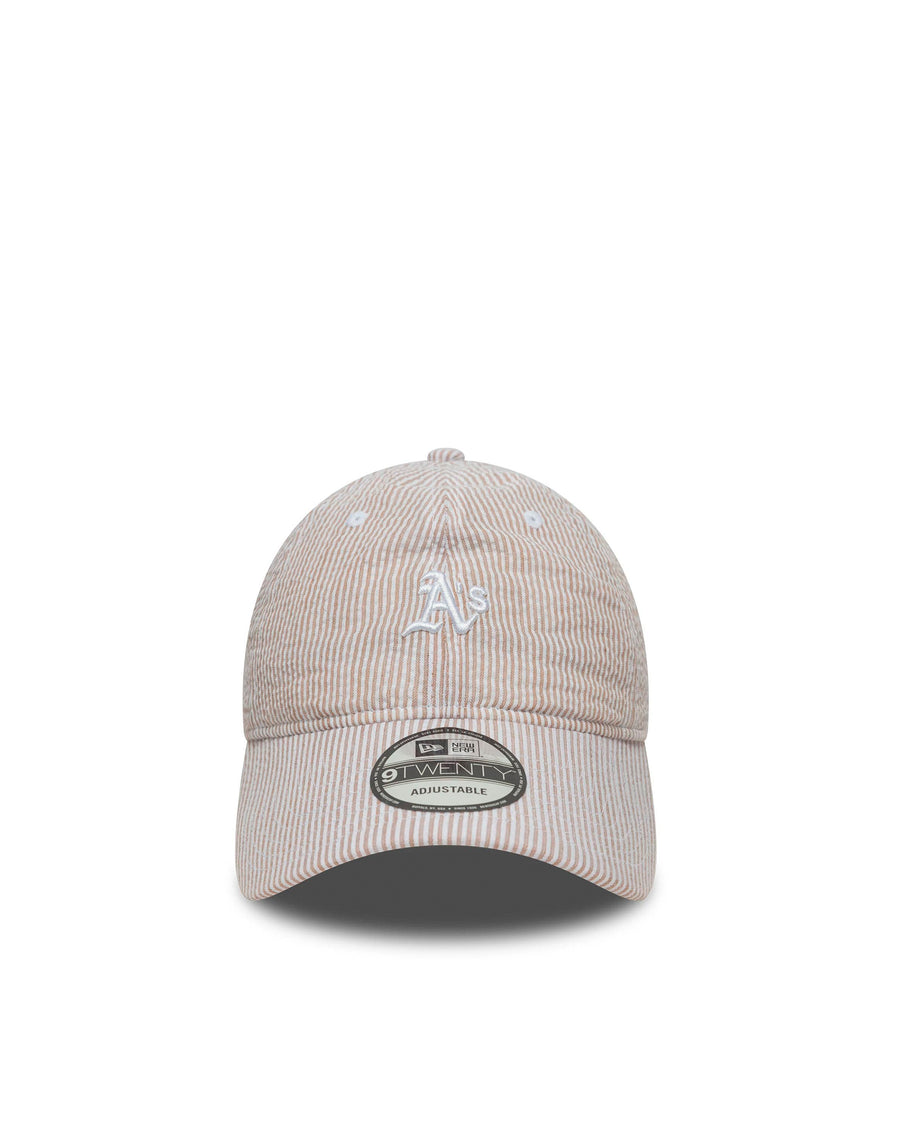 Baseball Cap 9twenty Seersucker Light Beige Polyester Hat