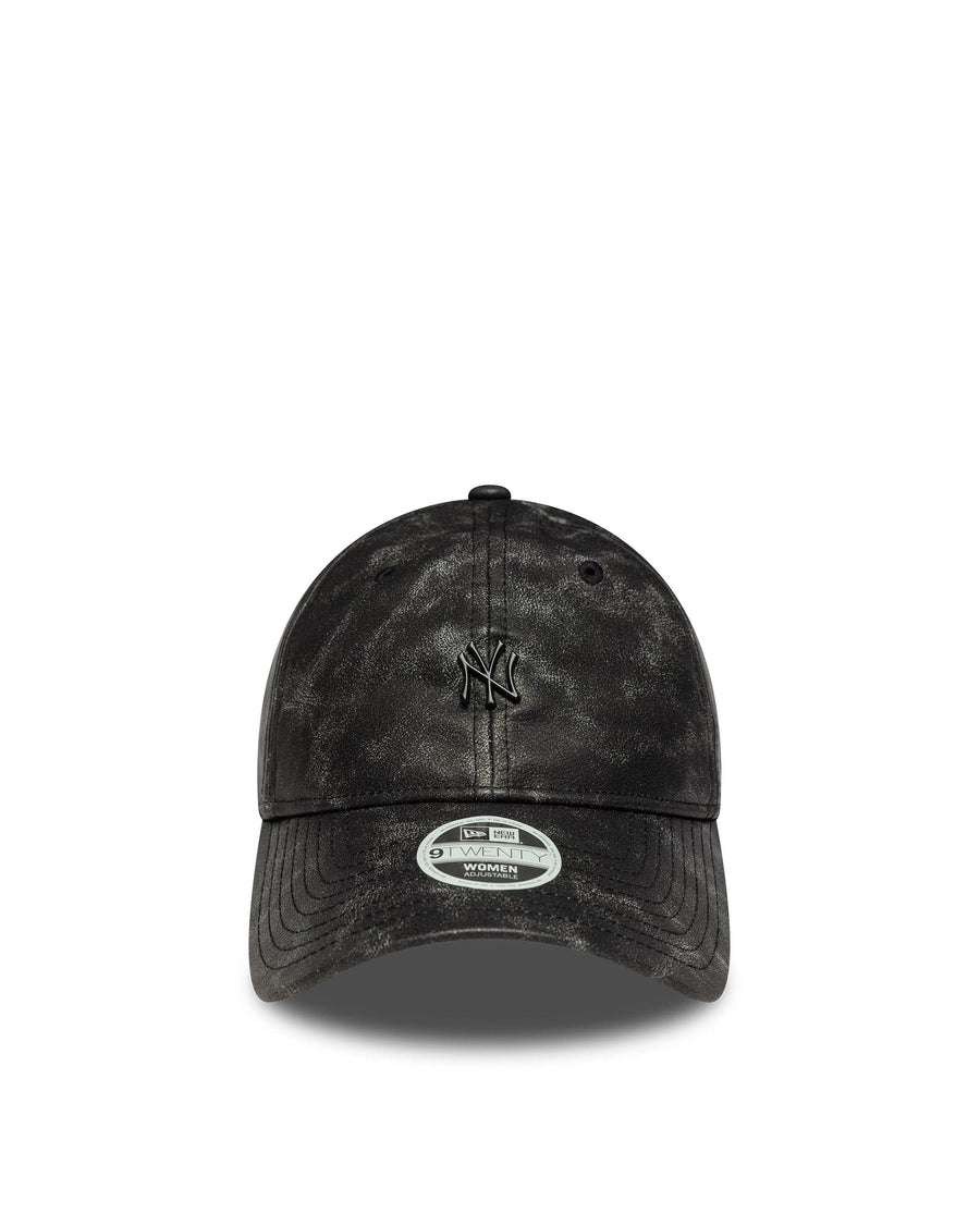 Cap 9twenty Eco-Leather Black Hat