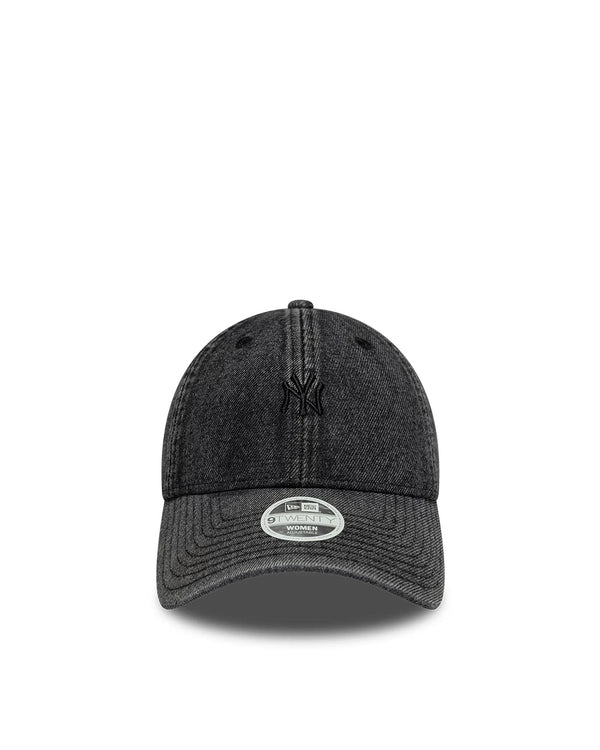 Cap 9twenty Black Denim Polyester Cotton Hat