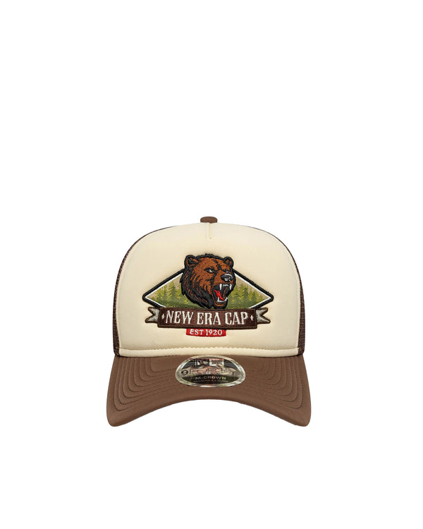 Trucker Cap 9forty A-Frame Light Beige Crown Fronts: Nylon Hat