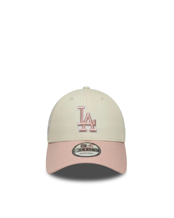 Baseball Cap La Dodgers Light Beige Cotton Hat