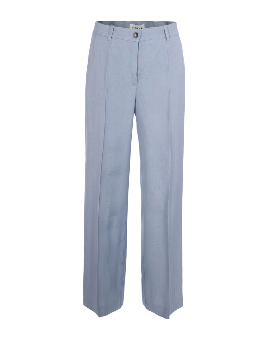 Trousers Palazzo Sky Blue Viscose