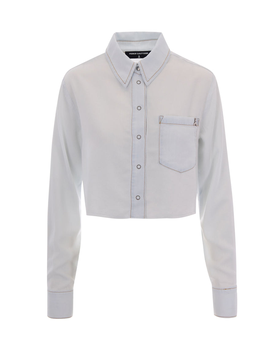 Blouse Tencel White Shirt