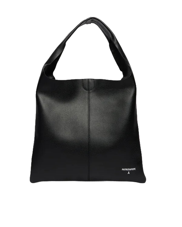 Shoulder Bag Urban City Black Leather