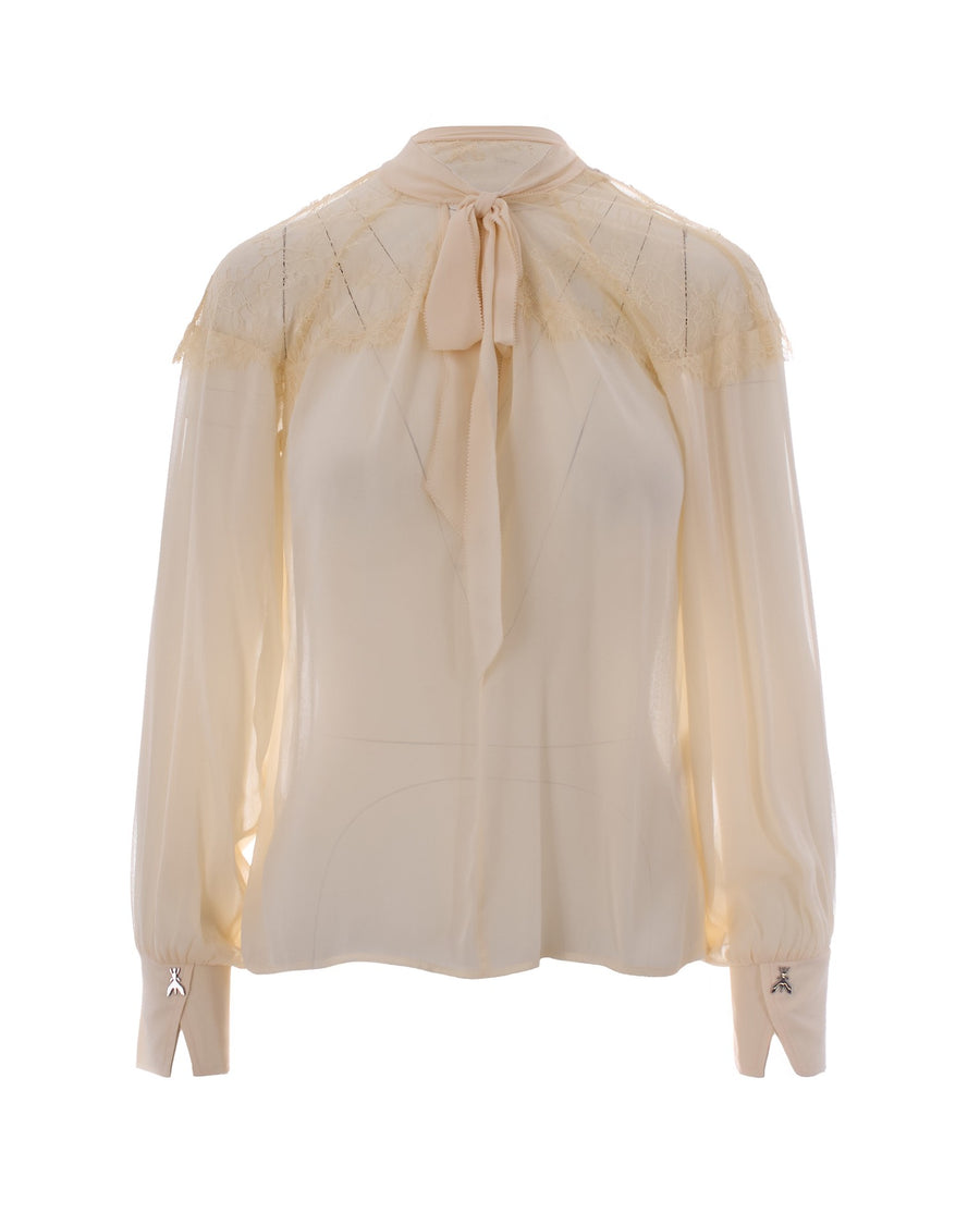 Blouse Pizzo Warm Ivory Shirt