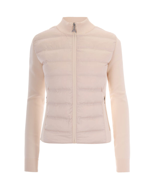 Down Jacket Ultralight Warm Ivory Main Fabric: Viscose