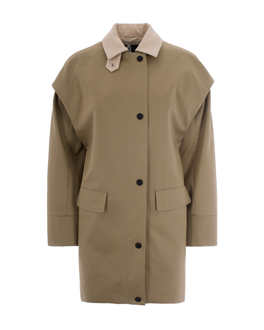Parka Cotton Sand Beige Trench & Raincoats