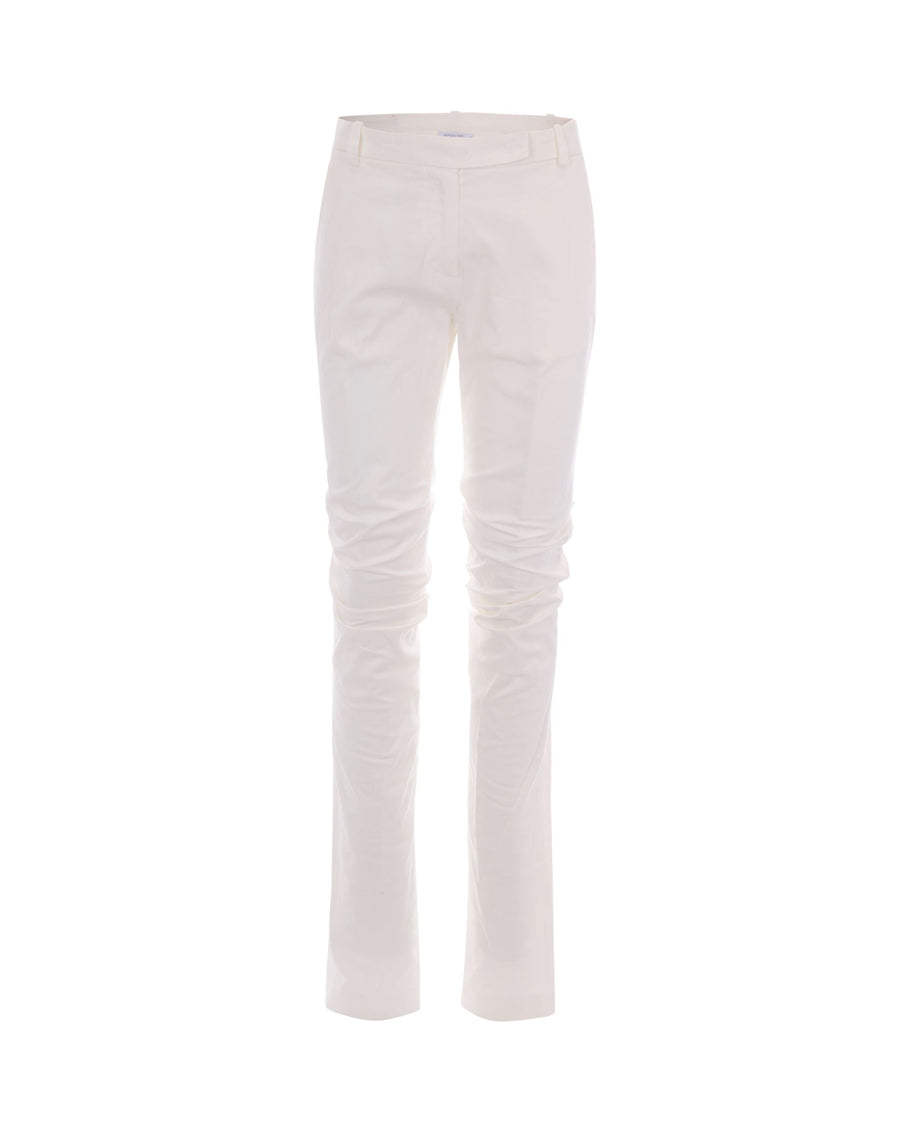 Trousers Skin Bianco White Cotton