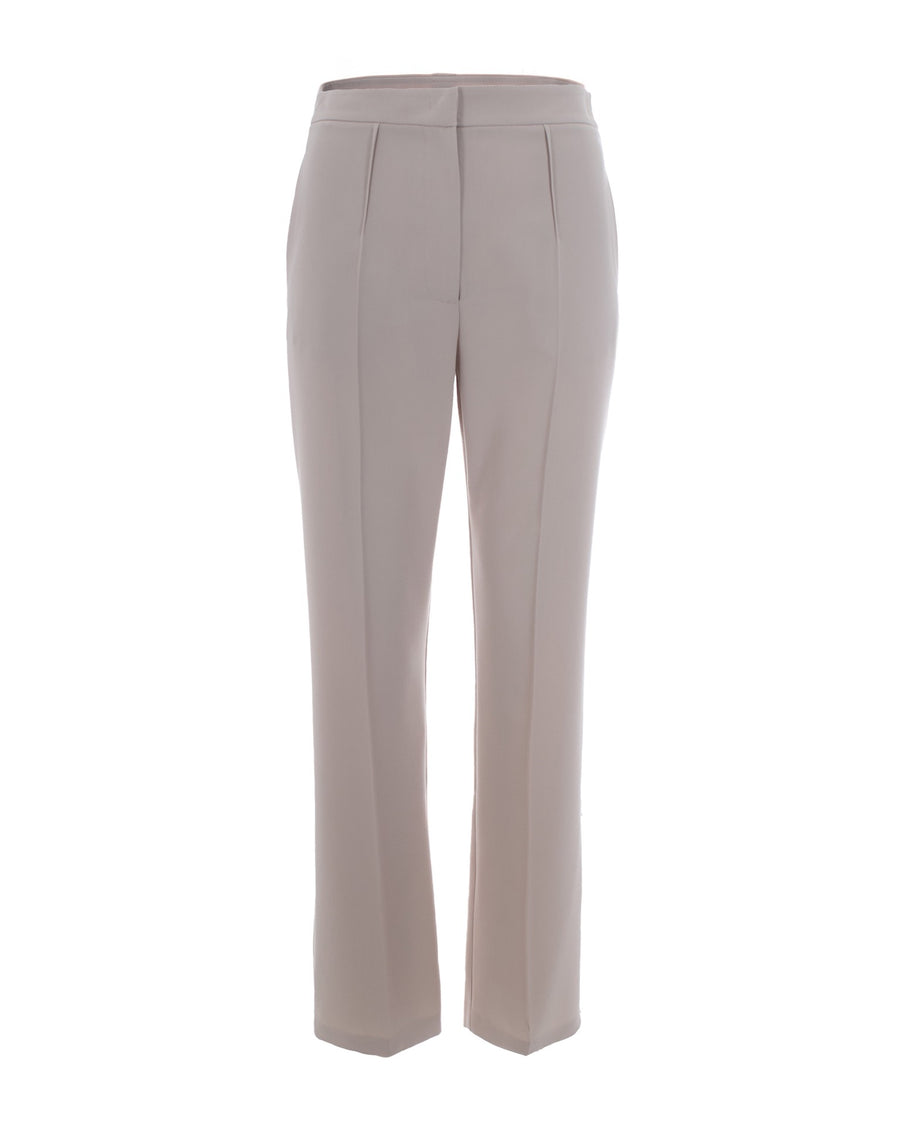 Trousers Slim Viscose Cloud Grey Polyester