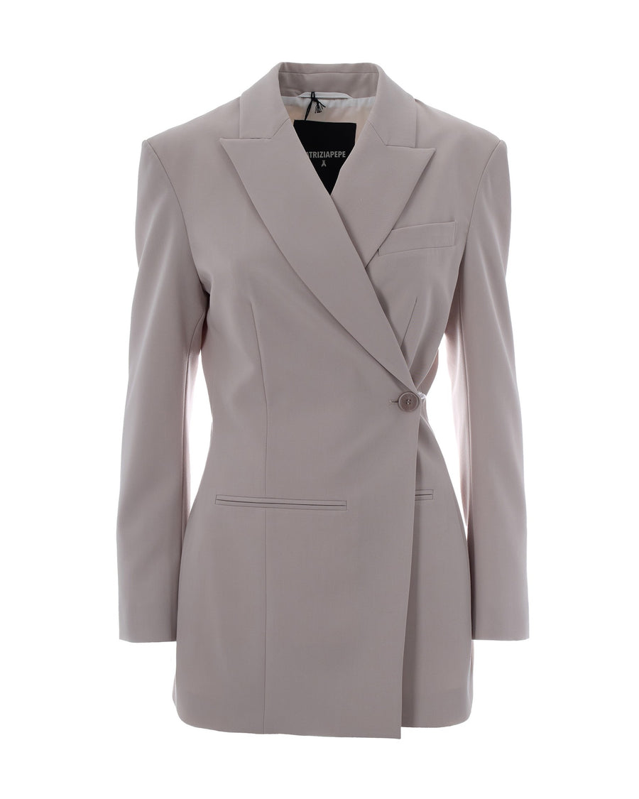 Blazer Portafoglio Cloud Grey Polyester Jacket
