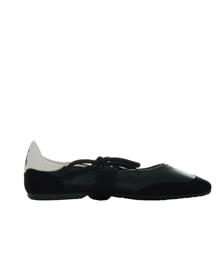 Ballet Flats Dancing Skin Black Lamb Leather