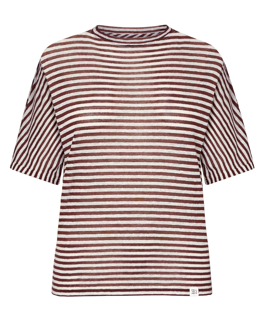 T-Shirt Linen-Blend Natural Flax Linen T-shirts & Jerseys