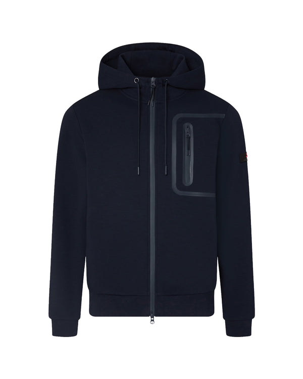 Jacket Parker Graphite Blue Polyester Sweatshirts