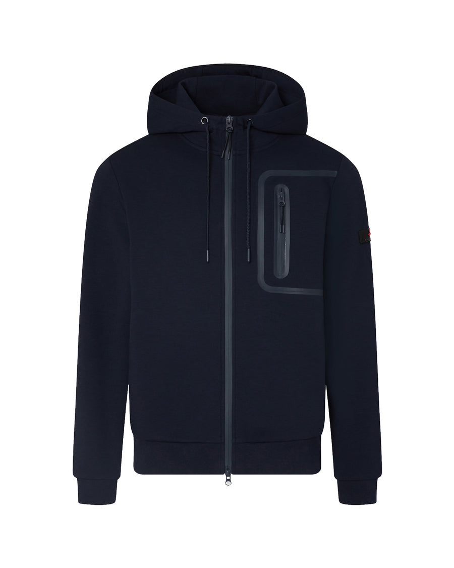 Jacket Parker Graphite Blue Polyester Sweatshirts