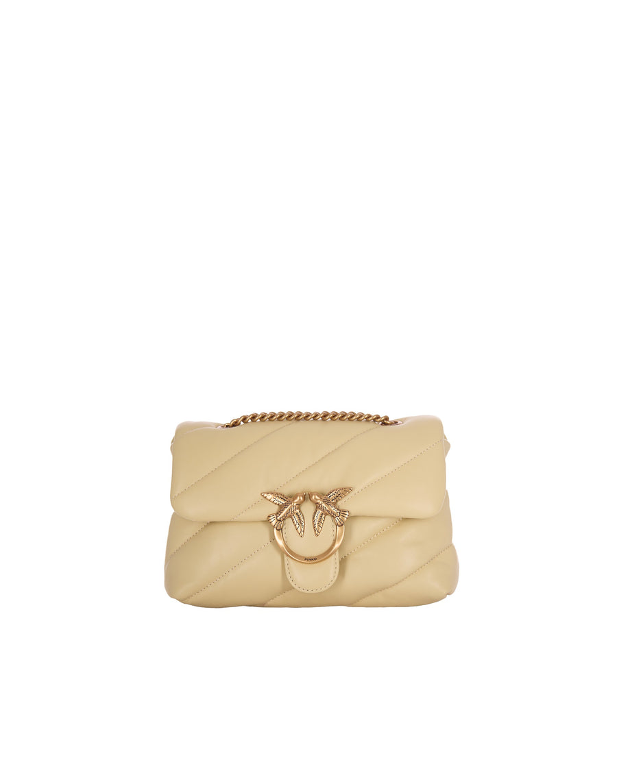 Shoulder Bag Love Puff Vanilla Yellow-Antique Gold Yellow/antique