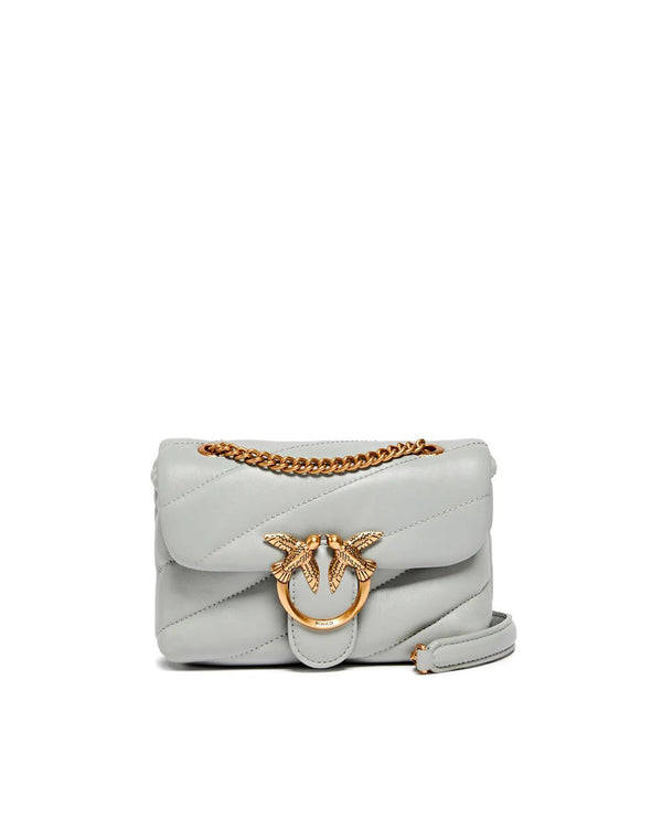 Mini Shoulder Bag Love Puff Pearl Grey Grey/antique Gold