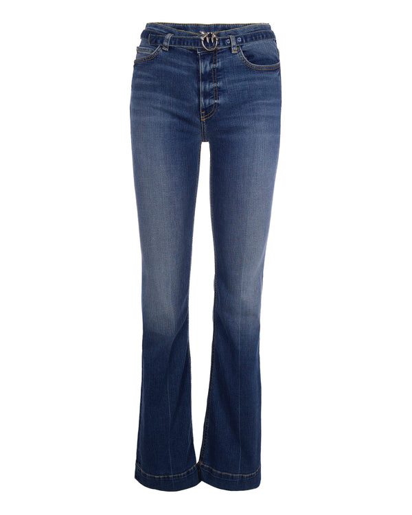 Jeans Flora Flared Medium Dark Wash