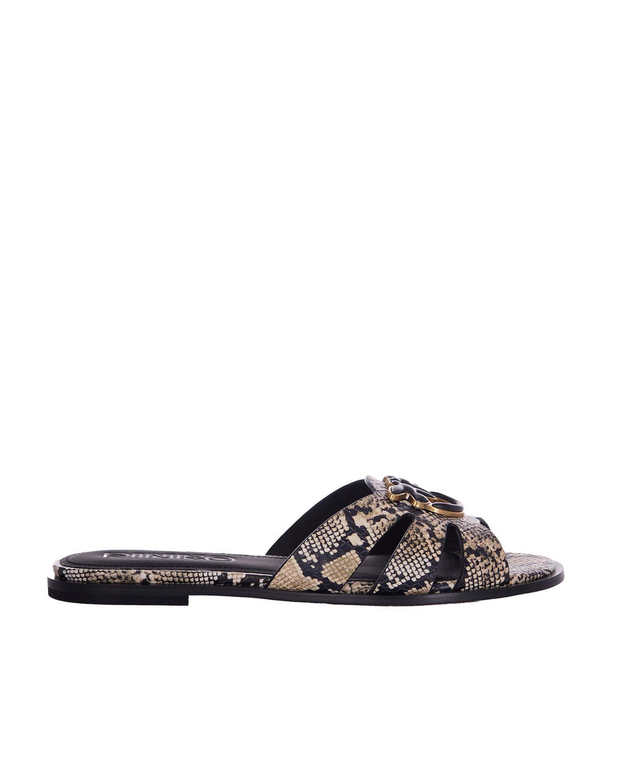 Slip-On Slippers Milly Multicolour Leather