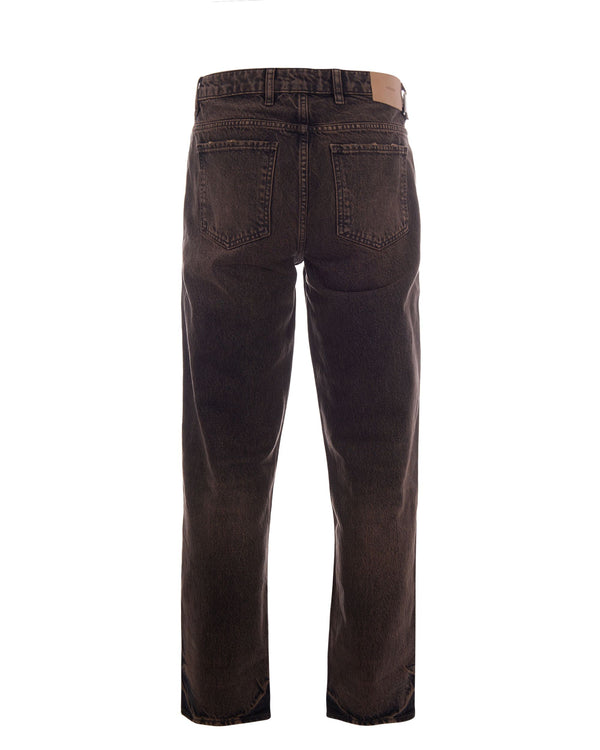 Jeans R2 Straight Leg Bark Cotton