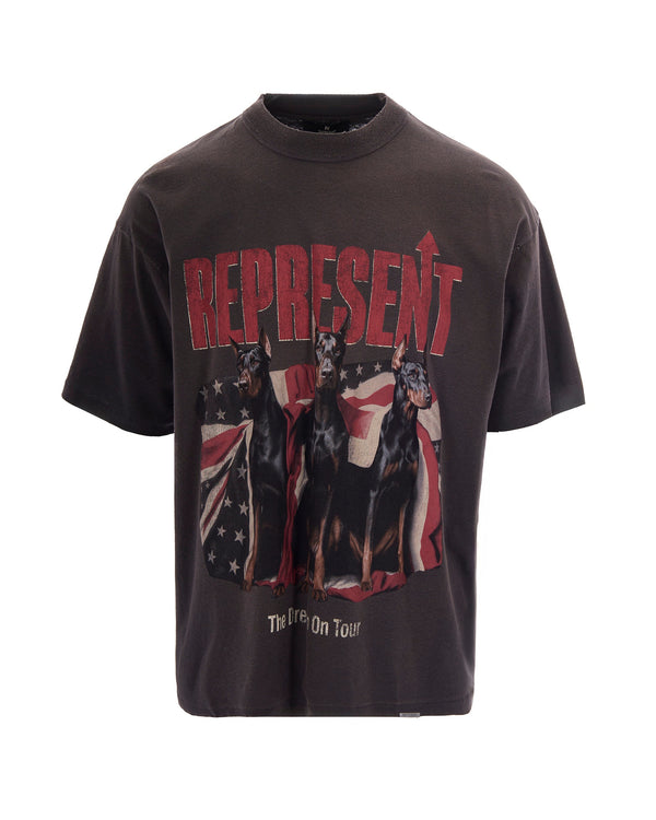 T-Shirt Dream On Tour Sun Fade Grey Cotton T-shirts